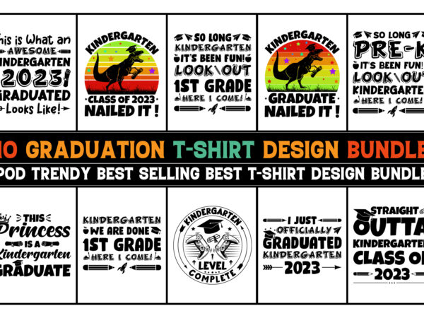 Graduation t-shirt design bundle