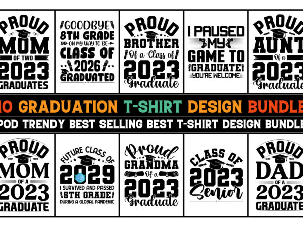 Graduation t-shirt design bundle