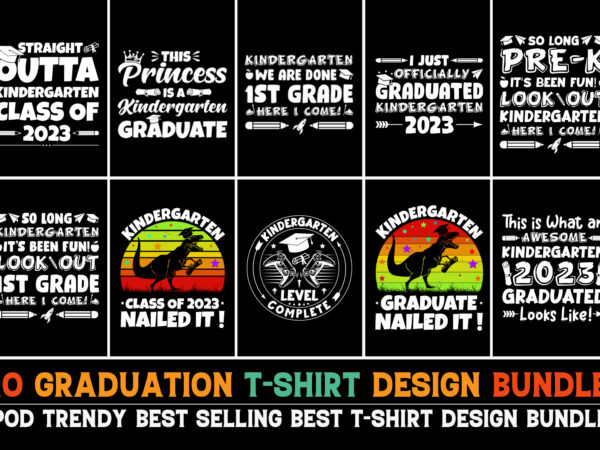 Graduation t-shirt design bundle