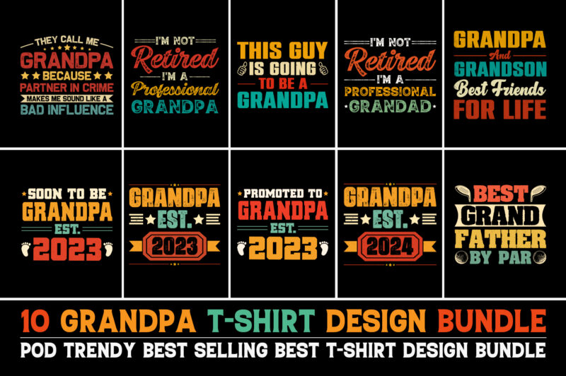 100 T-Shirt Design Bundle 7