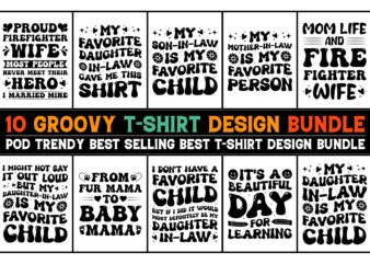 Groovy T-Shirt Design Bundle