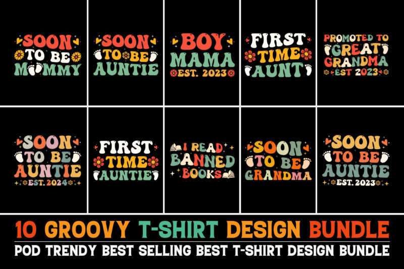 100 T-Shirt Design Bundle 4