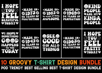 Groovy T-Shirt Design Bundle