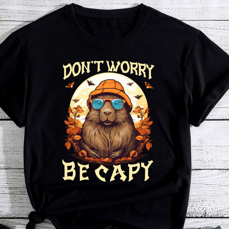 Halloween Capybara Shirt Dont Be Worry Be Capy Capybara PC
