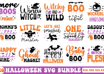 Halloween SVG Bundle, Halloween T-Shirt Bundle