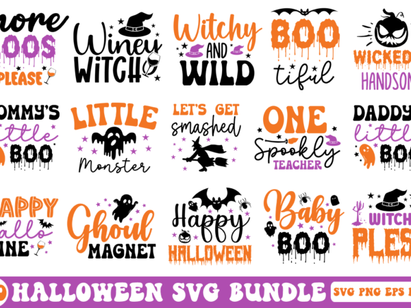 Halloween svg bundle, halloween t-shirt bundle
