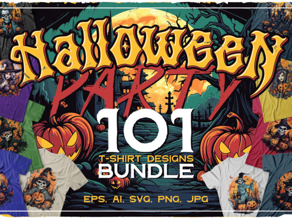 Halloween t-shirt design bundle