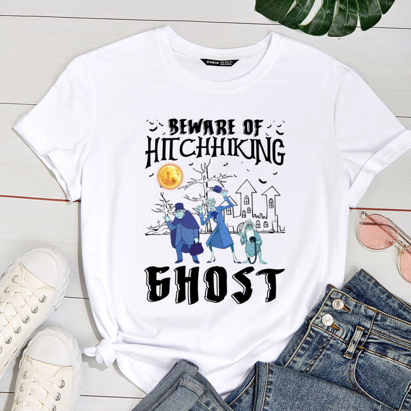 Haunted Mansion – HItchhiking Ghost T-Shirt PC