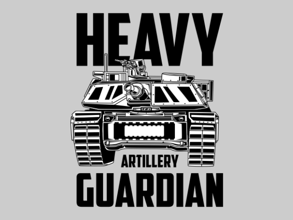 Heavy artillery graphic t shirt
