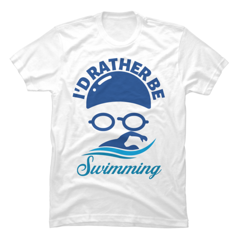 15 Swimming Shirt Designs Bundle For Commercial Use Part 4, Swimming T ...