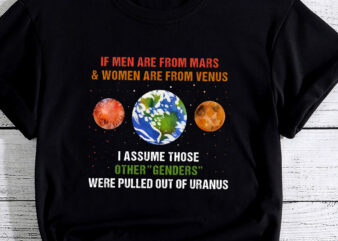 If Men Are From Mars And Women Are From Venus I Assume Those PC t shirt design for sale