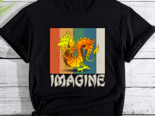 Imagine dragon vintage cool art pc t shirt design for sale