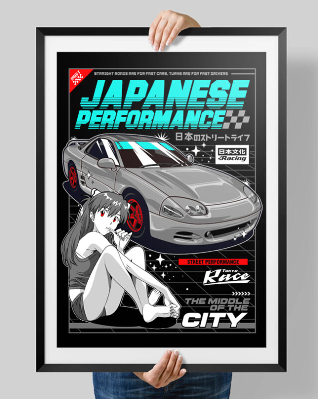 CAR T-SHIRT DESIGN BUNDLE part 4 – JDM Street Wear