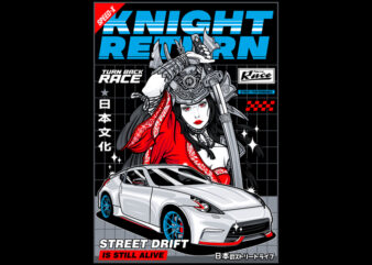 Knight Return t shirt vector art