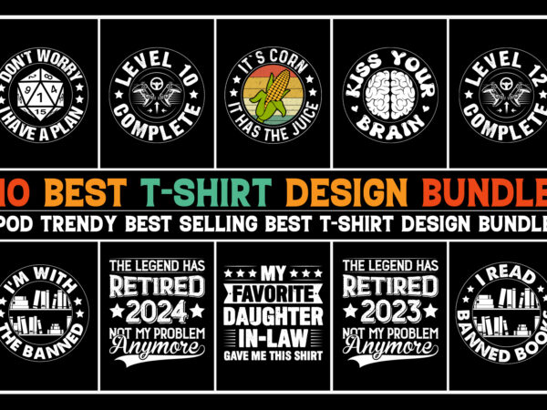 Logo t-shirt design bundle png