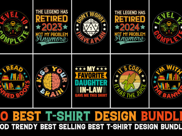 Logo t-shirt design bundle png
