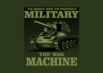 Military Tank Machine t shirt designs for sale