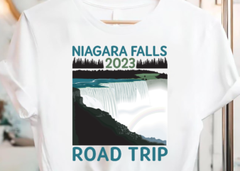 Niagara Falls Road Trip 2023 Summer Vacation Niagara PC T shirt vector artwork