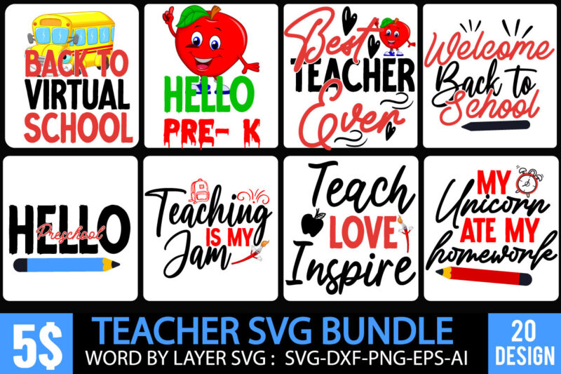 Teacher T-Shirt Design Mega Bundle, Best Selling 160 t-SHirt Design,Back to School Mega Bundle, Teacher T-Shirt Design Bundle,Teacher SVG Bundle,Back to School SVG bUndle, Back to School T-Shirt Design Bundle