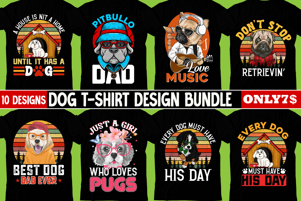 Dog Tshirt Design Bundle,dog,tshirt,design best,dog,tshirt,design