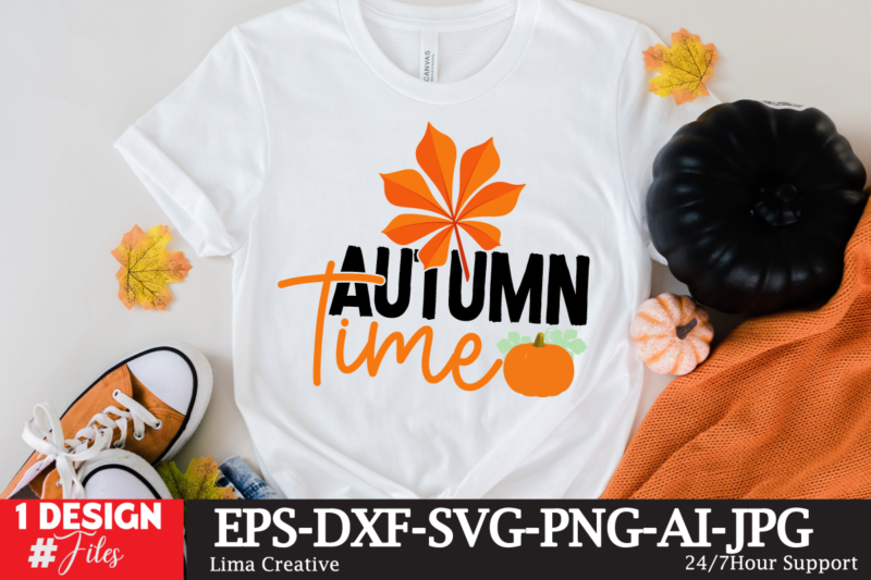 Autumn Time T-shirt Design,fall t-shirt design, fall t-shirt designs, fall t shirt design ideas, cute fall t shirt designs, fall festival t shirt design ideas, fall harvest t shirt designs,