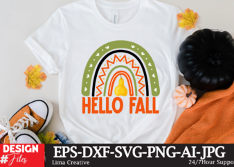 Hello Fall T-shirt Design,fall t-shirt design, fall t-shirt designs, fall t shirt design ideas, cute fall t shirt designs, fall festival t shirt design ideas, fall harvest t shirt designs,