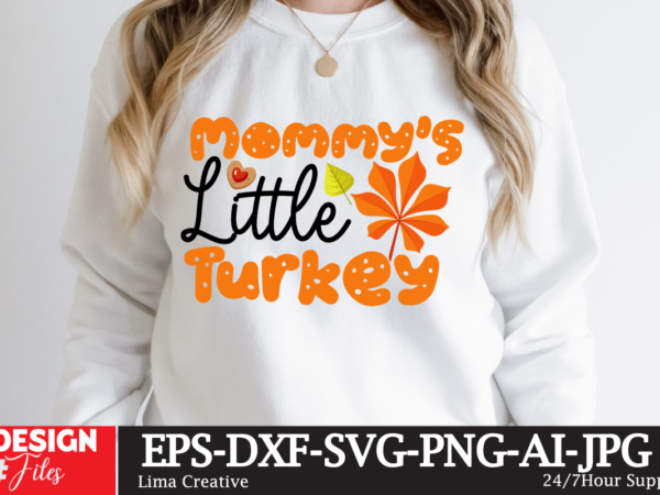 Mommy’s little terkey t-shirt design,fall t-shirt design, fall t-shirt designs, fall t shirt design ideas, cute fall t shirt designs, fall festival t shirt design ideas, fall harvest t shirt