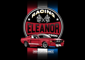 Racing Eleanor t shirt design online