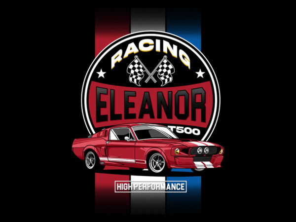 Racing eleanor t shirt design online