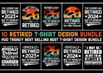 Retired T-Shirt Design Bundle