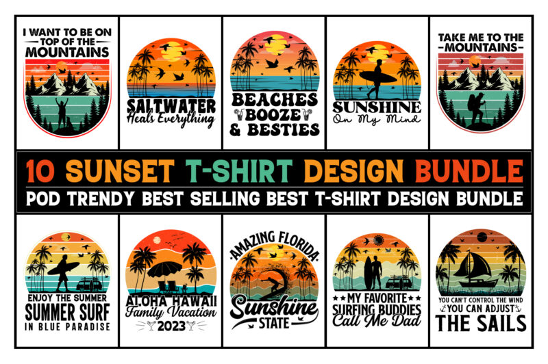 Retro Vintage Sunset T-Shirt Design Bundle,T-Shirt Design Amazon,T-Shirt Design Etsy,T-Shirt Design Redbubble,T-Shirt Design Teepublic,T-Shirt Design Teespring,T-Shirt Design Creative Fabrica,T-Shirt Design MBA, Shirt designs,TShirt,TShirt Design,TShirt Design Bundle,T-Shirt,T Shirt Design Online,T-shirt design