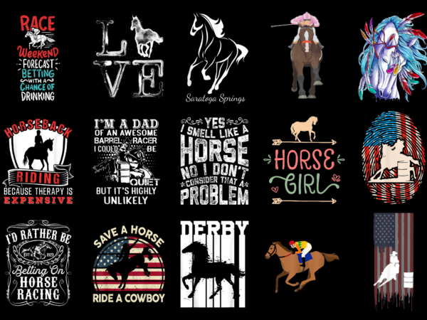 15 horse racing shirt designs bundle for commercial use part 3, horse racing t-shirt, horse racing png file, horse racing digital file, horse racing gift, horse racing download, horse racing design