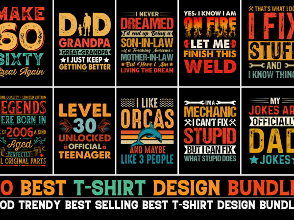 T-shirt design bundle T-shirt design bundle