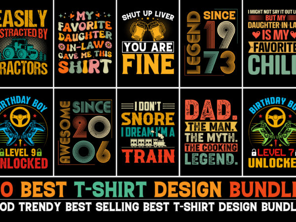 T-shirt design bundle