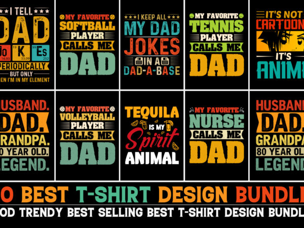 T-shirt design bundle