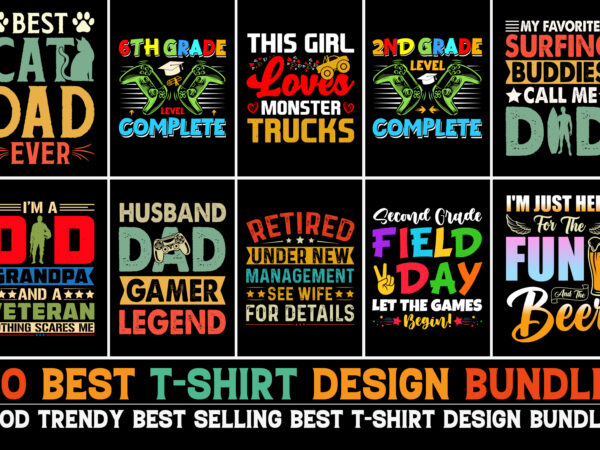 T-shirt design bundle