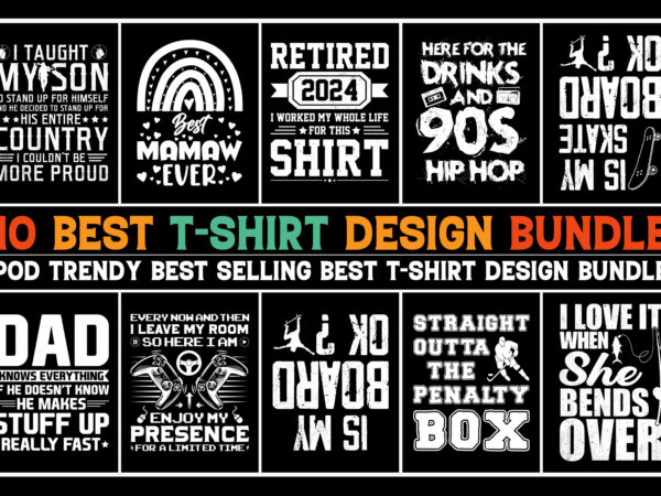 T-shirt design bundle