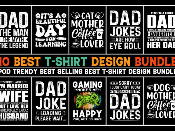 T-shirt design bundle