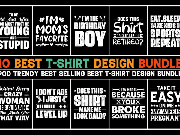 T-shirt design bundle