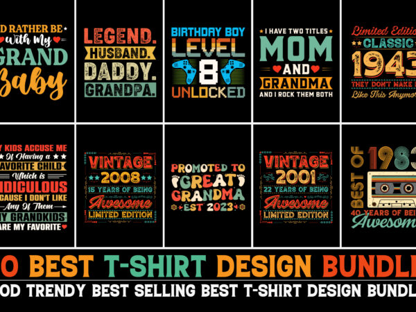 T-shirt design bundle-best t-shirt design