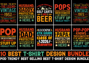 T-Shirt Design Bundle PNG