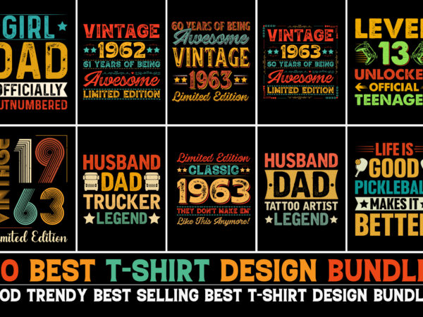 T-shirt design bundle png