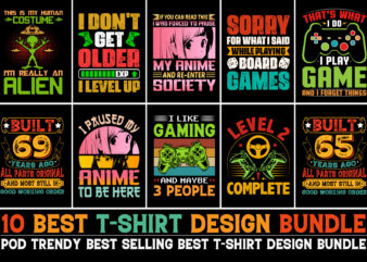 T-Shirt Design Bundle PNG