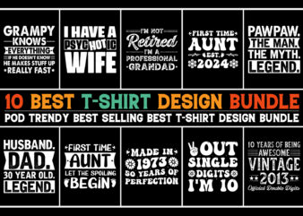 T-Shirt Design Bundle-POD