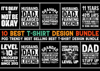 T-Shirt Design Bundle-POD T-Shirt Design