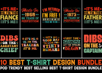 T-Shirt Design Bundle for POD