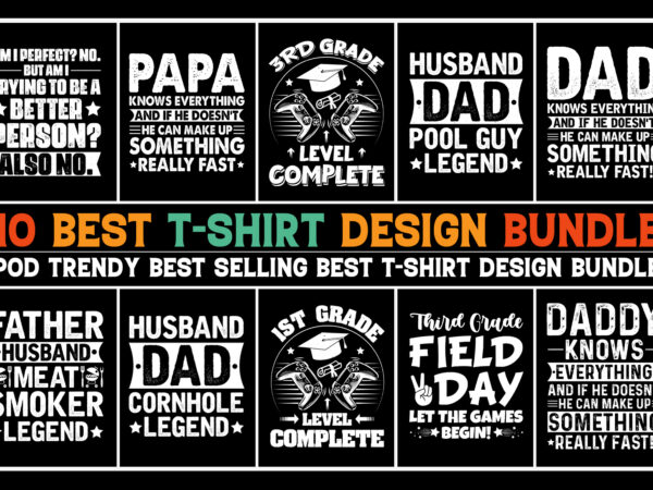 T-shirt design bundle for pod