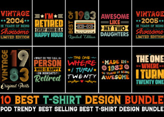 T-Shirt Design-T-Shirt Design Bundle PNG