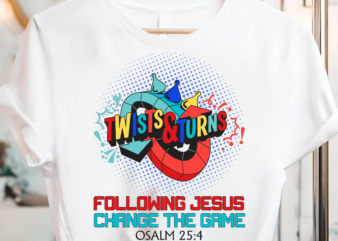 Twists And Turns VBS Follow Jesus Change The Games PC t shirt designs for sale