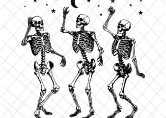 Dancing Skeleton Svg, Skeletons Halloween Funny Svg, Skeleton Halloween Svg, Dancing Halloween Svg